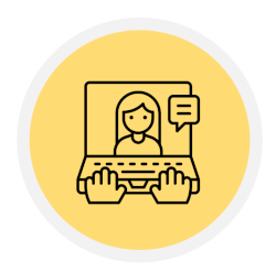 Imagen de un teléfono móvil con la aplicación de la línea 123