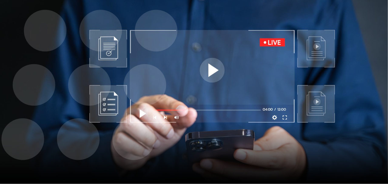 Imagen de un teléfono móvil con la aplicación de la línea 123