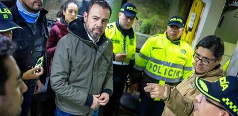 Alcalde Galán acompañó labores de la Policía Metropolitana en Ciudad Bolívar