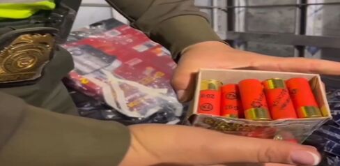 Policía de Tránsito y Transporte de Bogotá Incautó munición de guerra