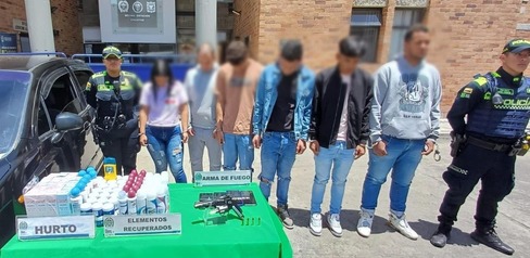 A la cárcel ‘Los Caraqueños’, seis delincuentes que se dedicaban a hurtar almacenes de cadena