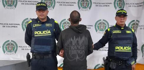 Hombre capturado por vender estupefacientes en el centro de Bogotá