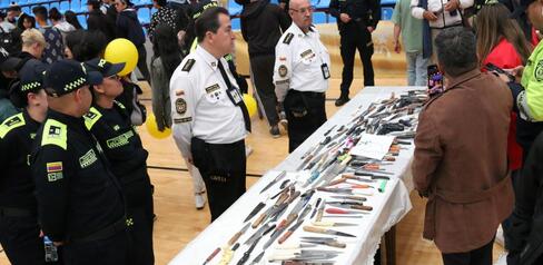 La Policía desplegó ‘Plan Distrital de Desarme’ para la contención de los delitos
