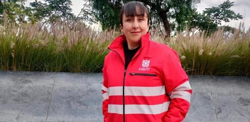 Yuly, la ingeniera en formación que trabaja como gestora de convivencia para evitar alteraciones en las marchas en Bogotá