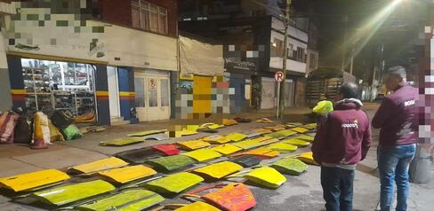 250 autopartes incautadas durante megatoma en el Restrepo