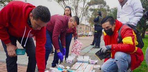 Operativo en Plaza España deja más de 1.000 pastillas de medicamentos y 500 jeringas de insulina incautadas
