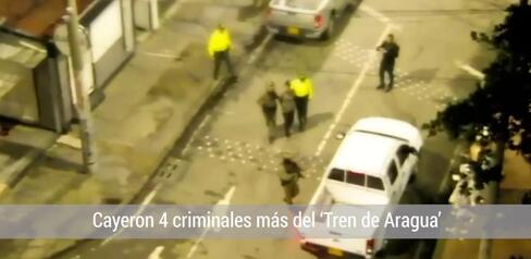 Capturados 4 integrantes del Tren de Aragua en Bogotá y Chía