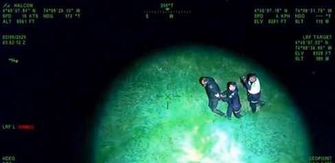 Capturados tras una persecución en helicóptero