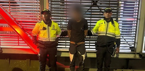 Capturado por hurtar cable de una estación de TransMilenio.