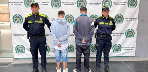 Alias “Piña” y su cómplice.