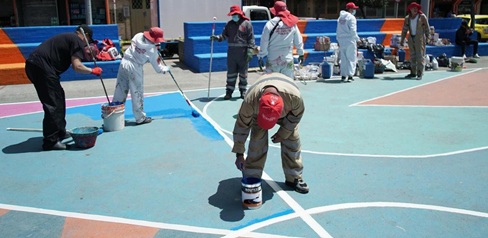 Jornada de recuperación del parque Andalucía.