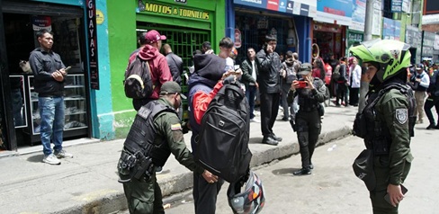 Megatoma en el sector de La Favorita