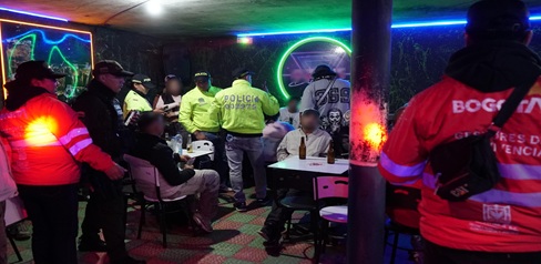 Suspensión de establecimientos en Megatoma en bares de Usme