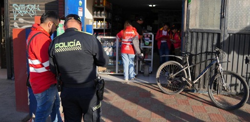 Operativo de inspección en talleres de motocicletas.