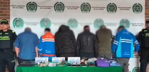 Seis personas fueron capturadas por hurtar una vivienda en San Cristóbal.