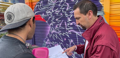 Ciudadanos infractores se pusieron al día con la ciudad embelleciendo las calles