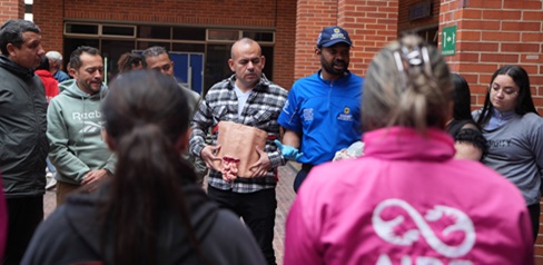 Bogotá refuerza la seguridad en marchas: Gestores de Convivencia se capacitan en atención a emergencias y desastres