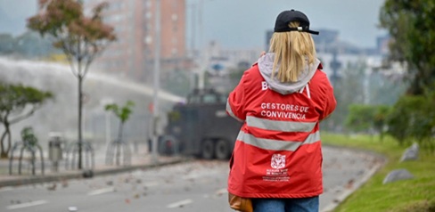 95 de cada 100 protestas en Bogotá se gestionan por medio del diálogo 