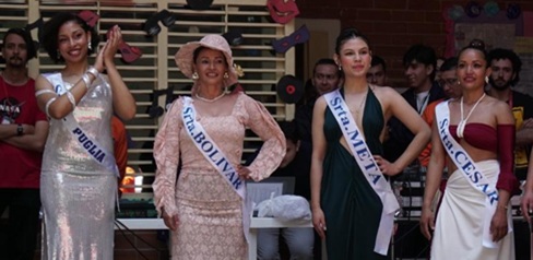 Con música y trajes de gala confeccionados por personas privadas de la libertad, la Cárcel Distrital coronó una nueva reina