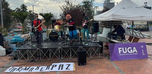 Festival de la Convivencia Juvenil: un espacio donde los jóvenes promueven la paz a través del arte y la música