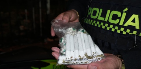 Incautadas bicicletas de dudosa procedencia, drogas, armas blancas y municiones durante megatoma en San Bernardo