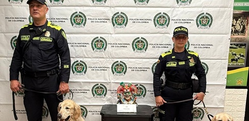 El paquete viajó desde Pasto y tenía como destino final, el continente europeo.