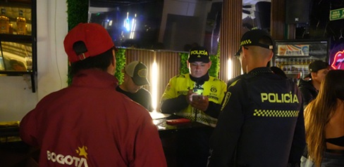 Menores de edad sorprendidas consumiendo alcohol en bar de la zona universitaria de Chapinero