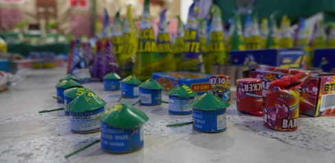 Hallados más de 80 kilos de pólvora que iban a ser comercializados ilegalmente en Kennedy