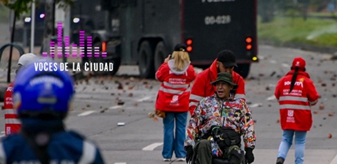 En medio de flechas y caos, ellos apelaron al diálogo: así es la labor de Gestores de Convivencia en manifestaciones