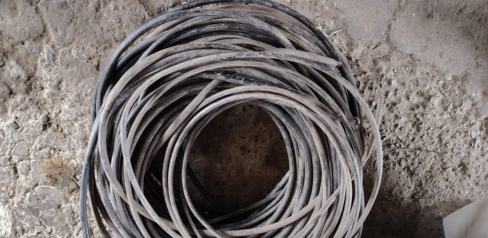 Cable de cobre recuperado