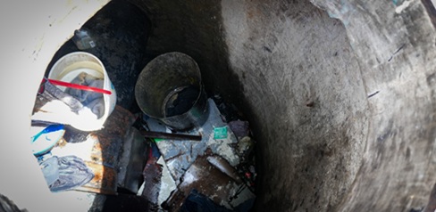 11 cambuches desmontados tras mega intervención en el canal Comuneros de Puente Aranda