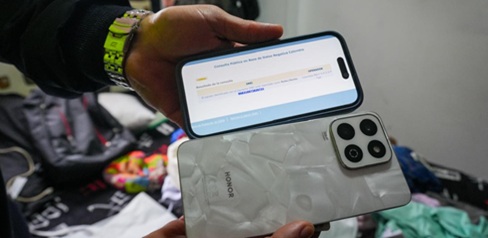 Operativo en pagadiarios de La Capuchina deja 15 celulares incautados presuntamente hurtados