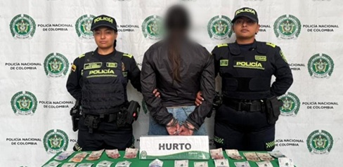 Cayó ‘La Reina del Cosquilleo’: intentó robar $2 millones en efectivo de un establecimiento comercial y terminó capturada
