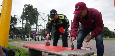 Del deterioro, el desorden y la basura, al color y el disfrute de la comunidad: así se transformó el parque San Marcos en Engativá