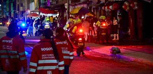 Así opera el equipo antiriñas en zona de rumba por el Día de la Madre