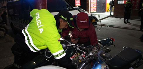 Capturado administrador de taller de motos en Bosa por falsedad marcaria