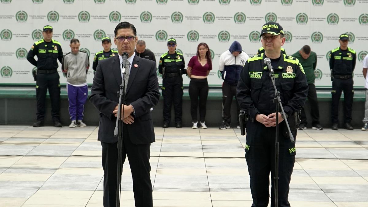 En la foto el secretario de Seguridad de Bogotá, César Restrepo