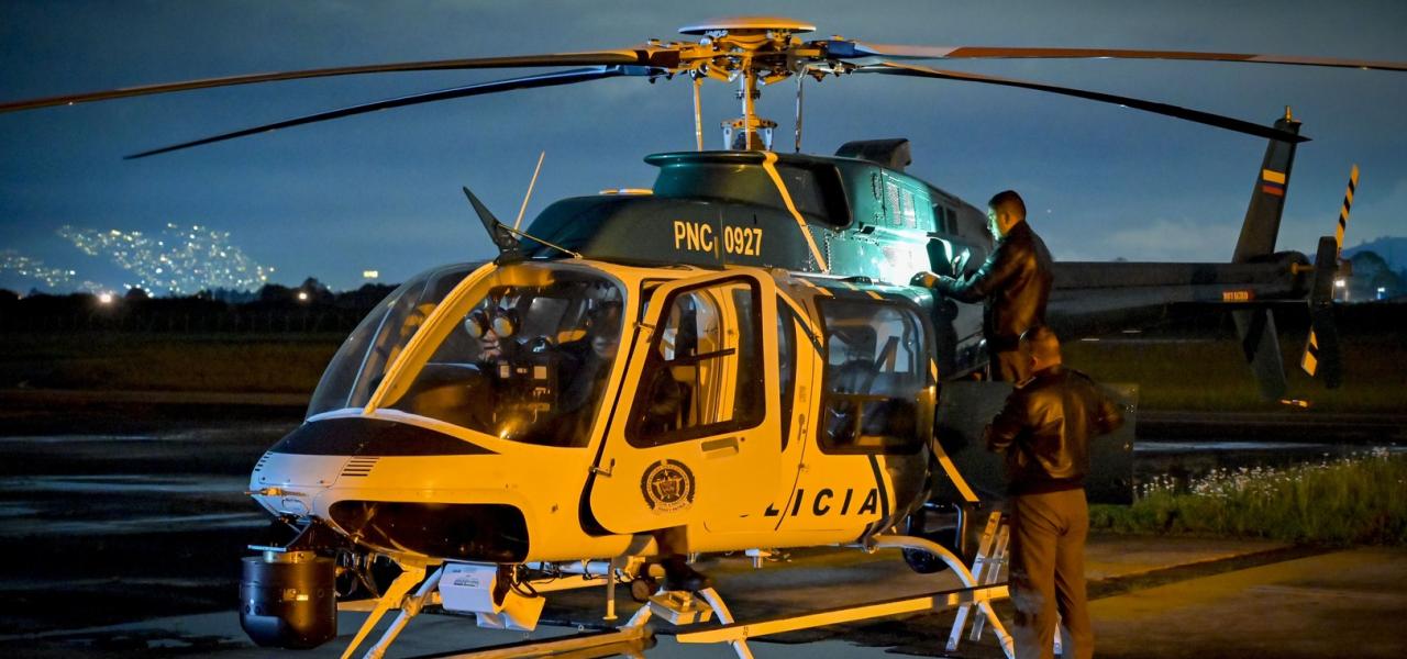 Helicóptero de la Policía