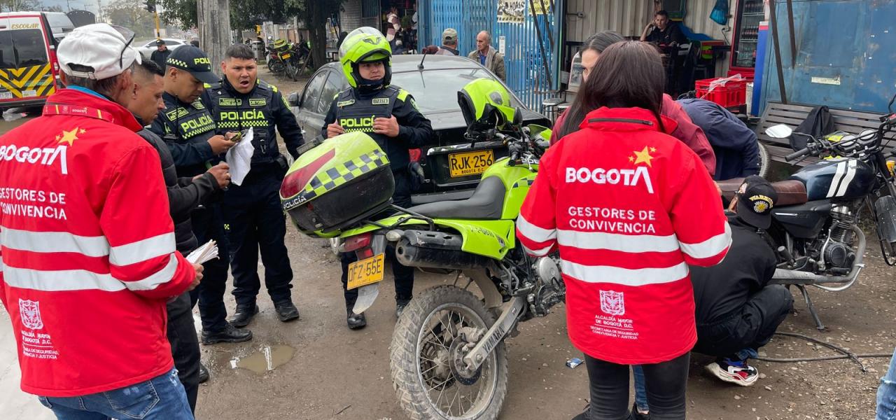 Sellado montallantas denunciado por la ciudadanía en el que habrían cobrado más de 1 millón de pesos