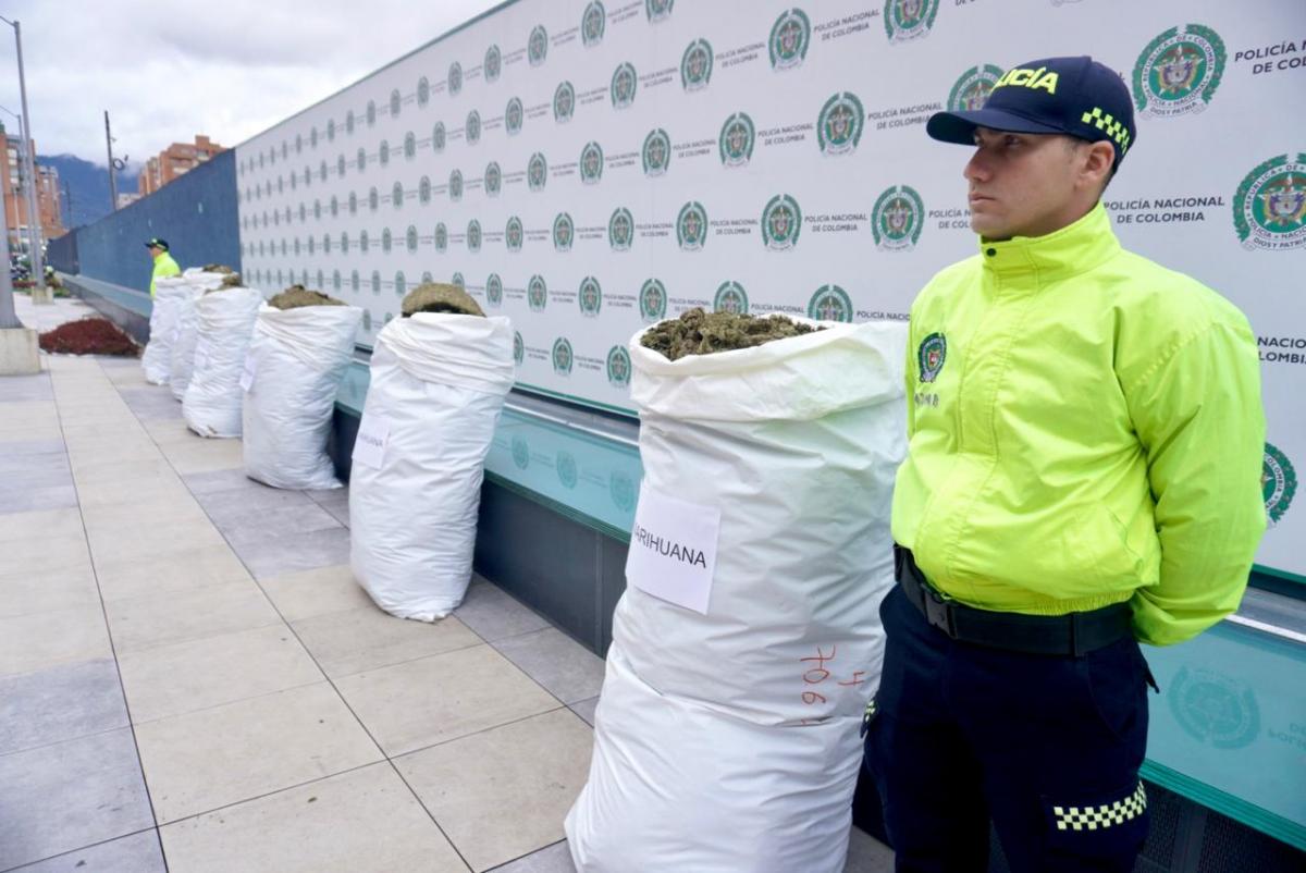 dr Droga incautada en Bogotá