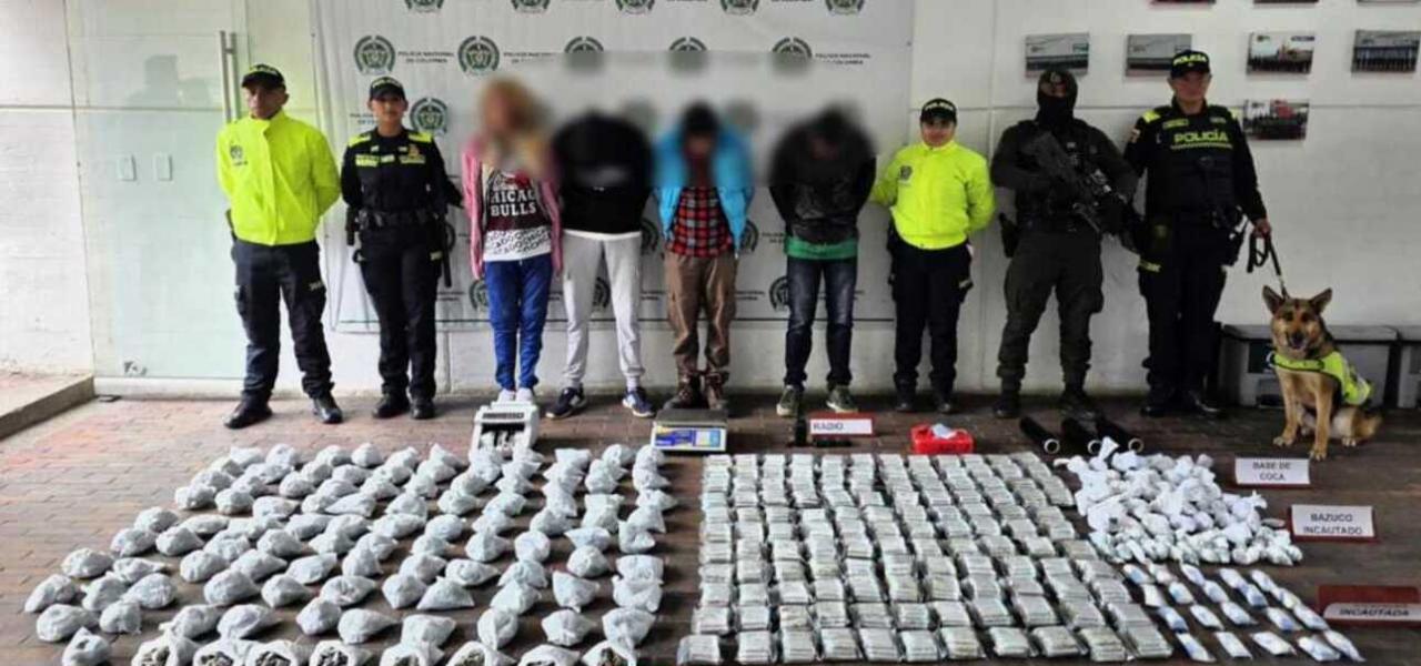 Se trata de cuatro viviendas que eran utilizadas como centro de acopio y distribución. En el operativo hubo cuatro capturados.