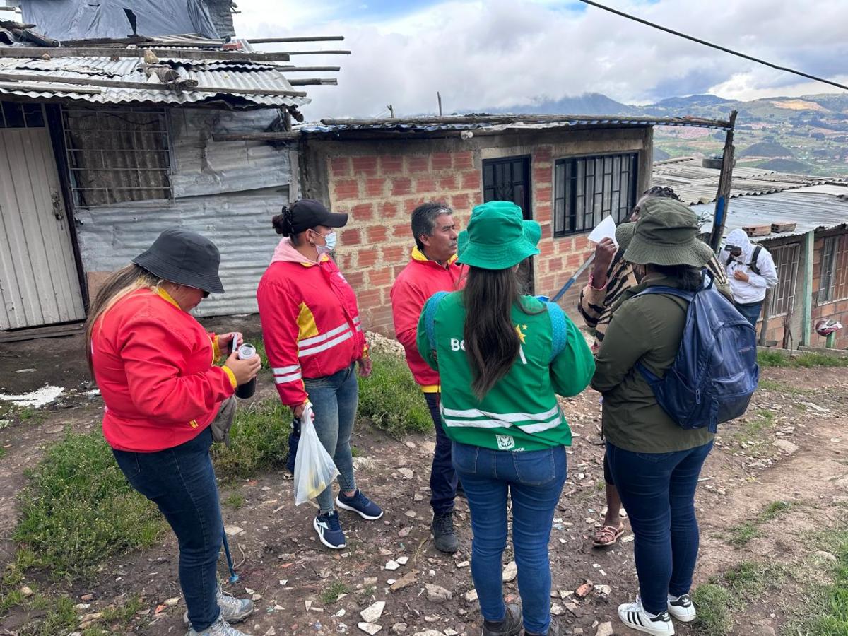 Tierreros en Bogotá