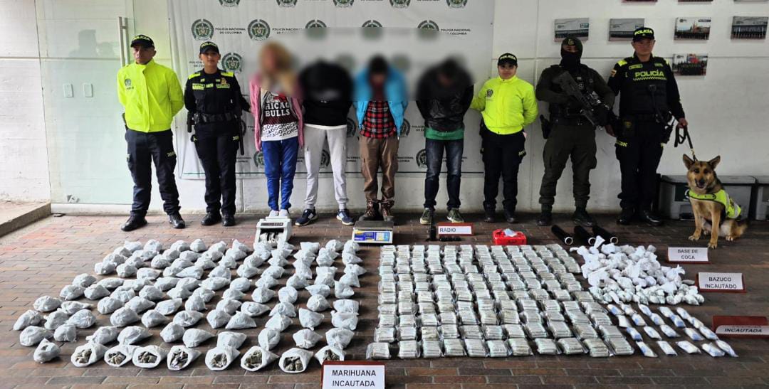 Incautan droga en Bogotá