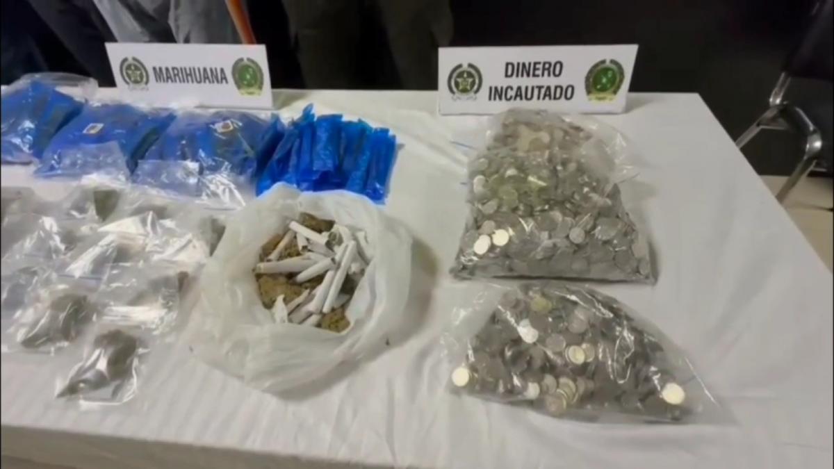 Elementos incautados en la captura