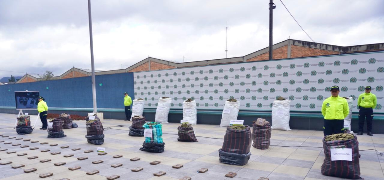 Incautan droga en Bogotá