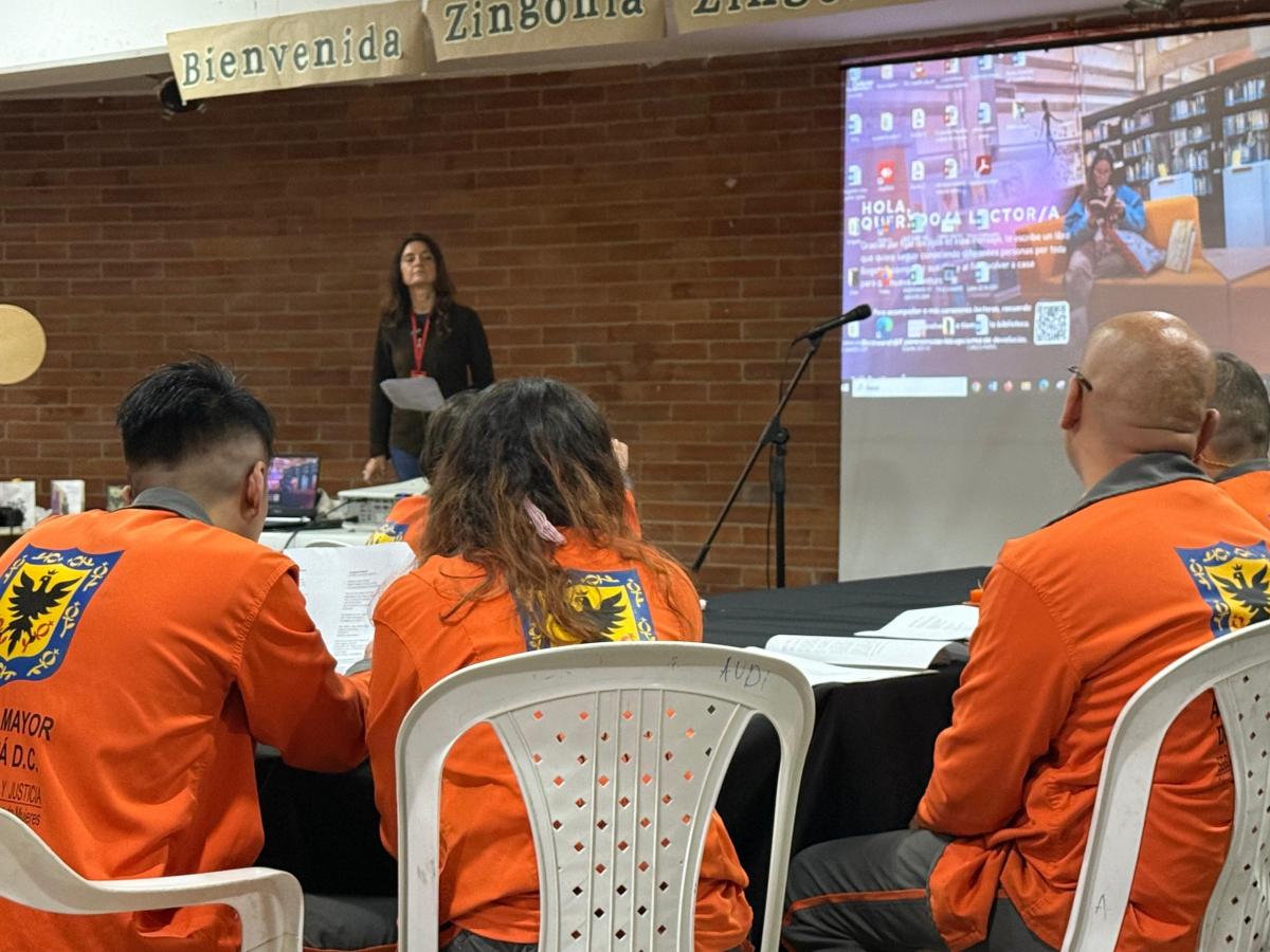 Taller de literatura en la Cárcel Distrital