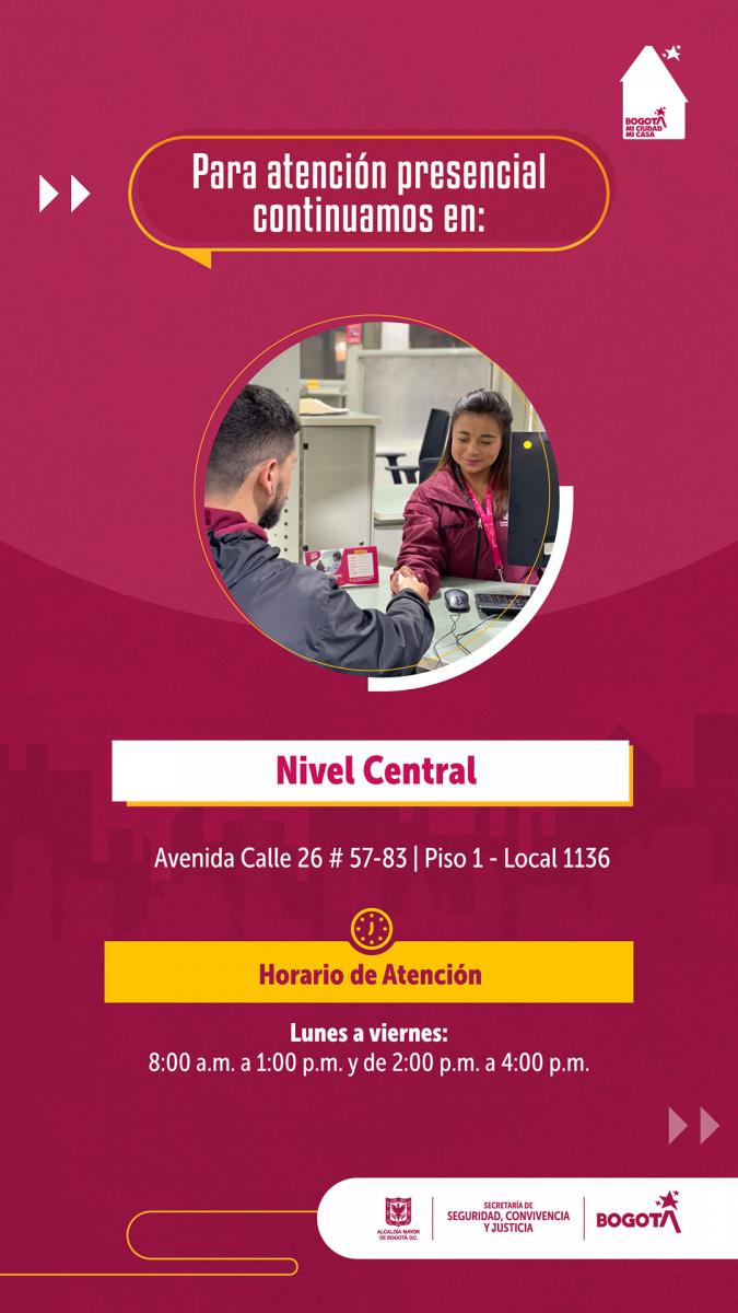 Canal presencial sede central 