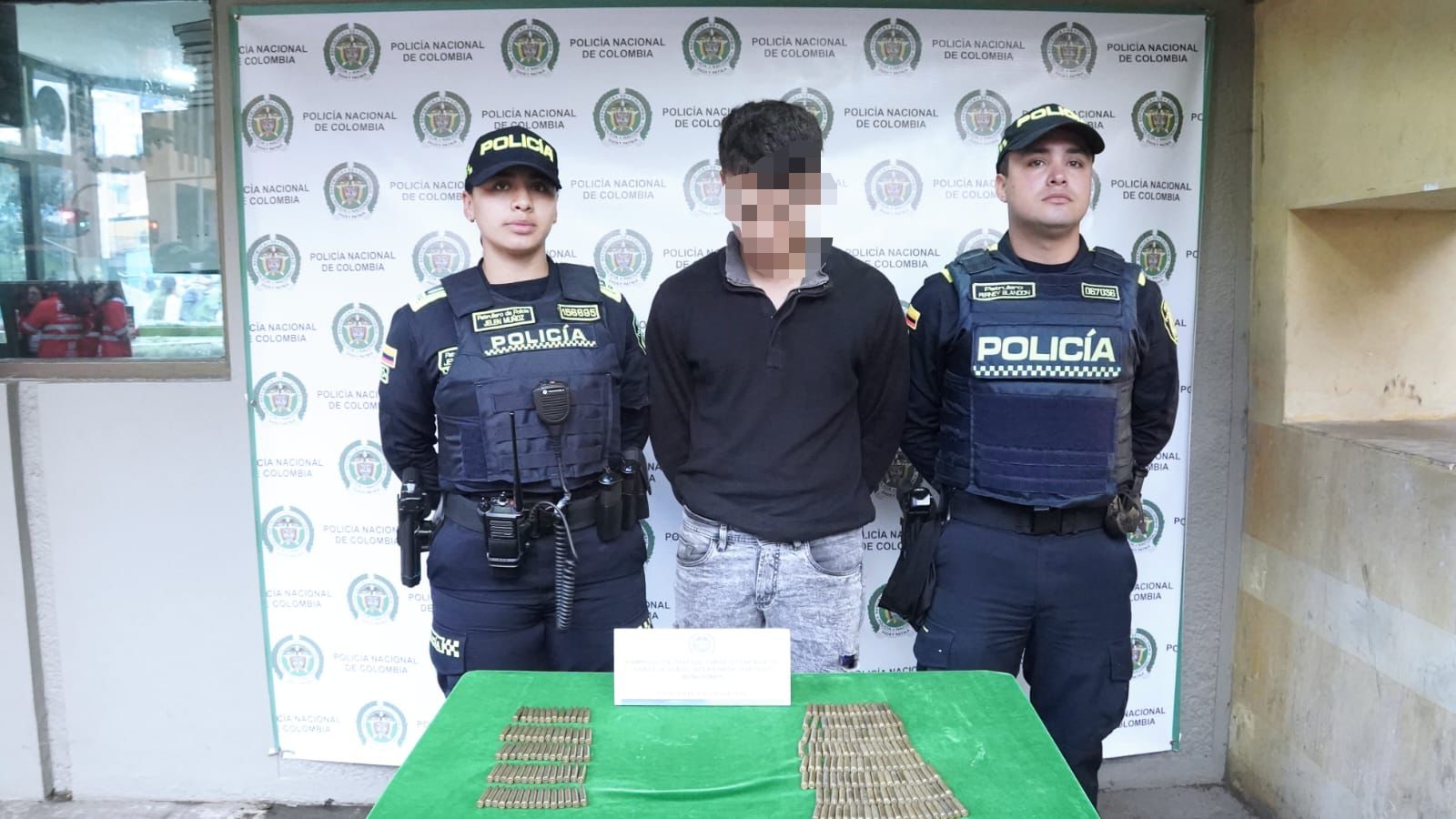 Capturado hombre con más de 200 municiones de fusil en el Parque de La Independencia, en Bogotá