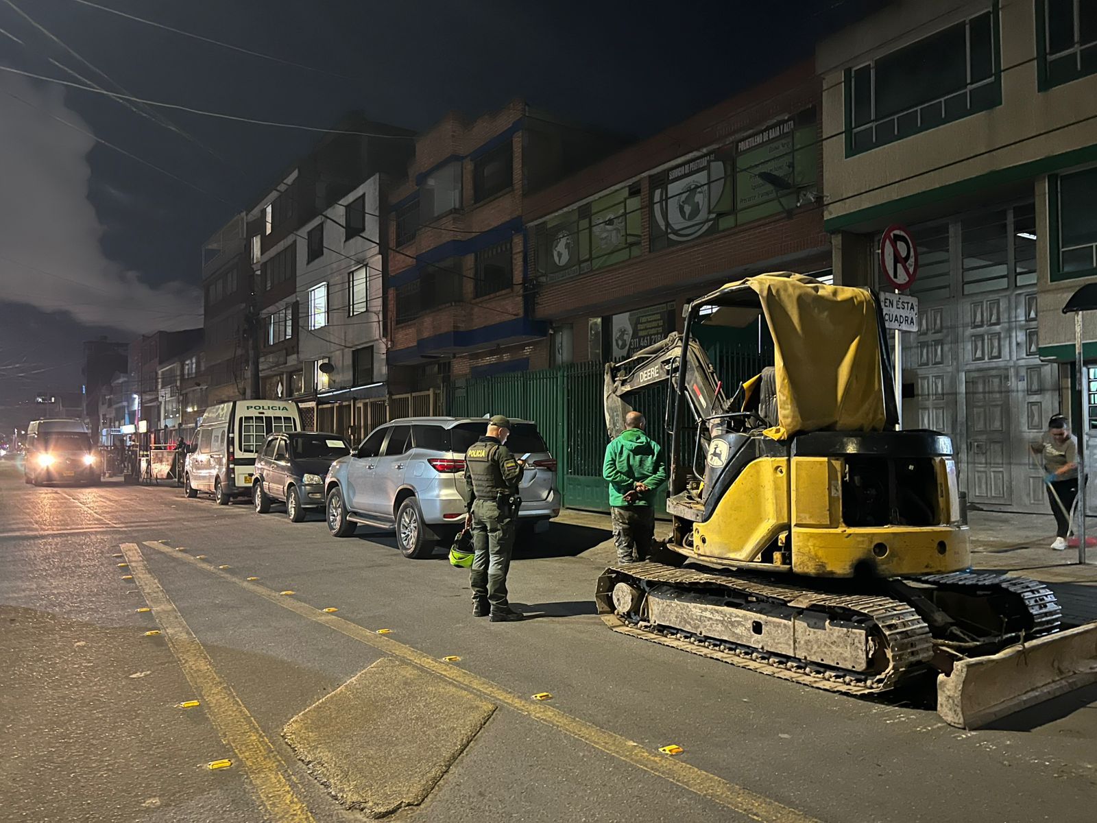 Capturadas dos personas por urbanismo ilegal e incautada maquinaria amarilla en Kennedy