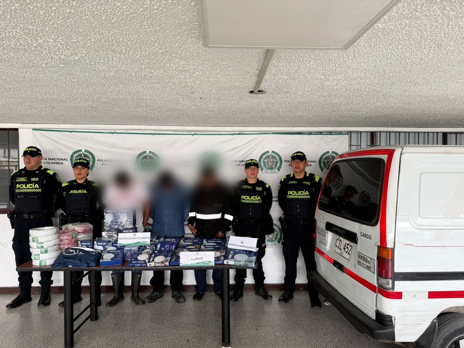Capturados tras intentar hurtar un camión en movimiento